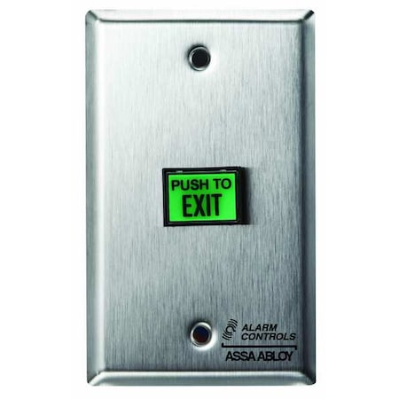 Exit Button, Single Gang, Stainless Steel MPN:TS-7