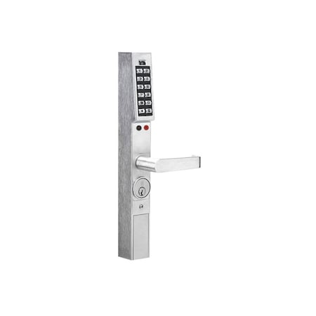 Narrow Stile Mortise Keypad Trim Alarm Lock MPN:DL1300/10B1