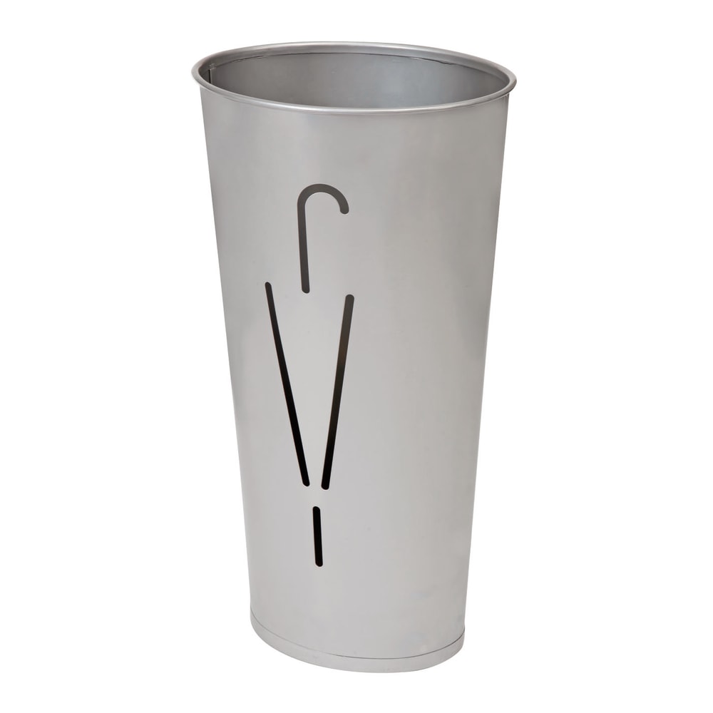 Alba PMRAINY Umbrella Stand, 23 5/8inH x 9inW x 9inD, Gray MPN:PMRAINYM
