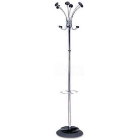 Alba PMCLAS Chromy Coat Tree 12 Knobs Chrome PMCLAS