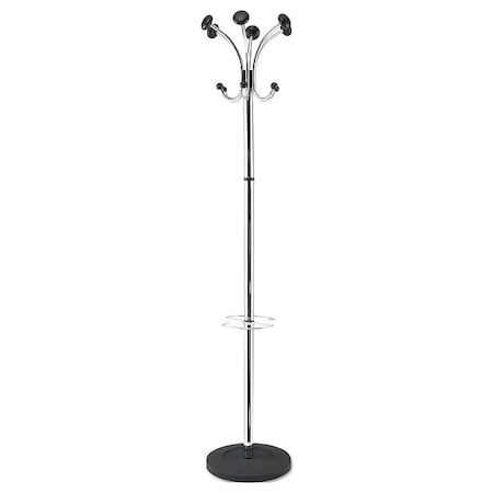 Coat Tree, Chrome, 6 Hook MPN:ABAPMCLAS