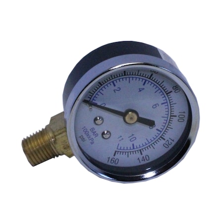 Gauge, 0-160 psi, 1/4