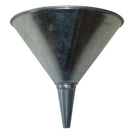 Funnel Strainer, Metal, 8 In. Dia. MPN:41907