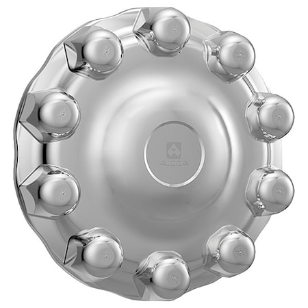 Front Hub Cover, ABS Plastic, Chrome MPN:086200B