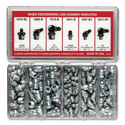 Grease Fitting Assortment Vehicle Pack MPN:LAGN-2398-1