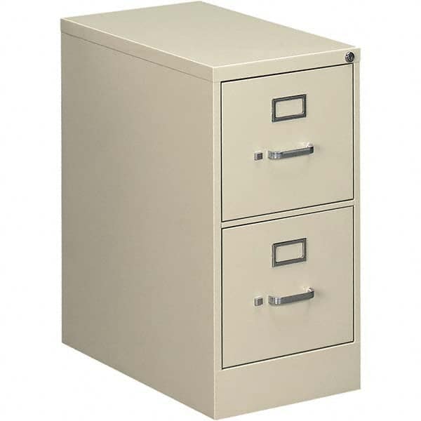 Vertical File Cabinet: 2 Drawers, Steel, Putty MPN:ALEHVF1529PY