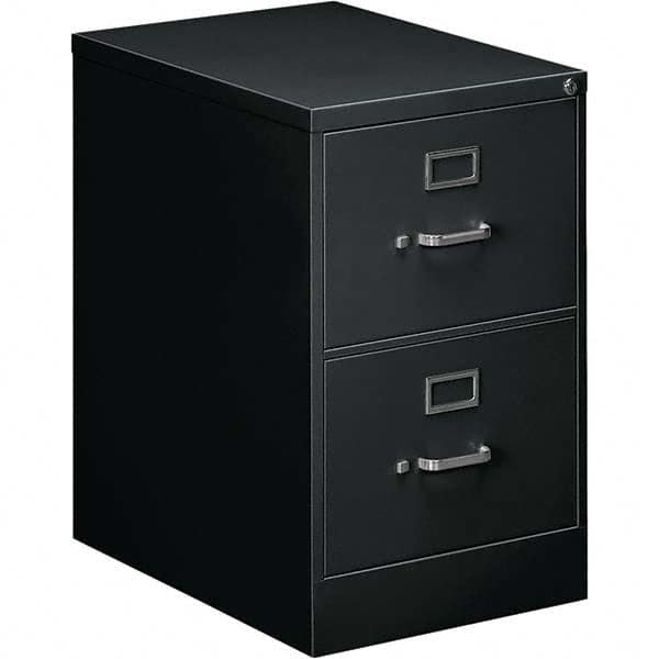Vertical File Cabinet: 2 Drawers, Steel, Black MPN:ALEHVF1929BL