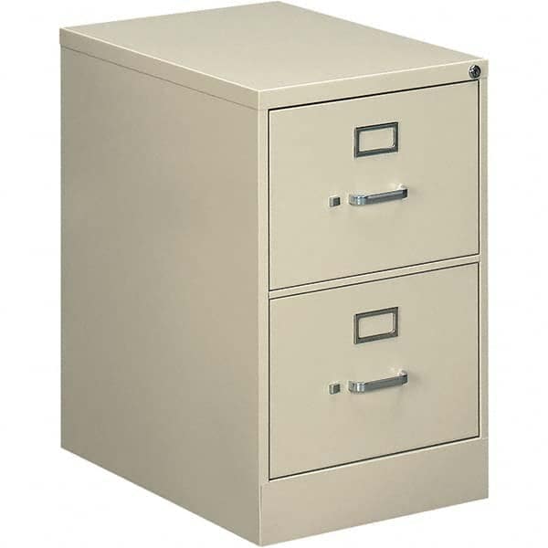 Vertical File Cabinet: 2 Drawers, Steel, Putty MPN:ALEHVF1929PY