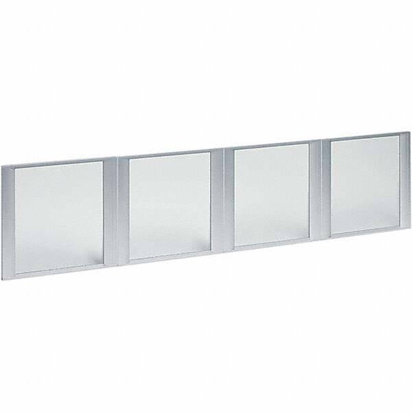 File Cabinet Glass Door Set: Frosted Glass, Clear Finish MPN:ALEVA301730