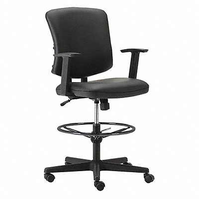 Everyday Task Stool Black Leather MPN:ALETE4619