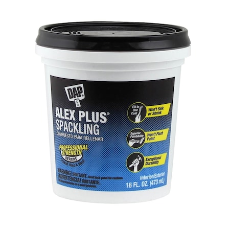 16 fl oz Alex Plus Spackling White MPN:7079818745