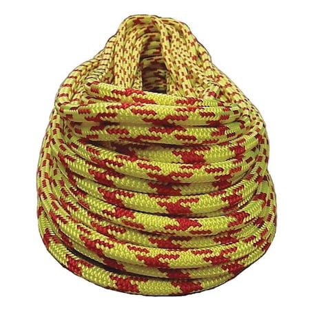 Climbing Rope, PES, 7/16 In. dia., 120 ft L MPN:AG24SP716120RY