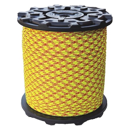 Climbing Rope, PES, 7/16 In. dia., 600 ft L MPN:AG24SP716600RY