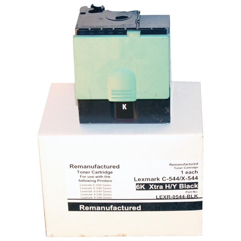 M&A Global Remanufactured Black High Yield Toner Cartridge Replacement For Lexmark C544X2KG, C544X2KG-CMA MPN:C544X2KG CMA