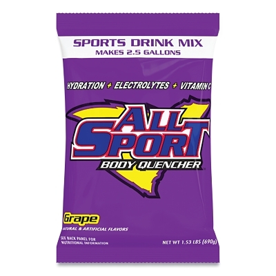 2.5GAL All Sport Grape Pwdr Pch MPN:10122610