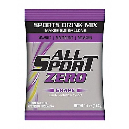 Sports Drink Mix, Grape Zero Flavor, PK30 MPN:10124813