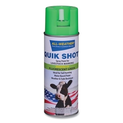 Aw Quik Shot 12 Oz Fluogrn Inv Tip MPN:61116