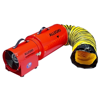 Ac Com-Pax-Ial Blower w/15FT Canister 1/3 HP MPN:9534-15