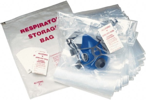 Facepiece Face Shield Storage Bag: Polyester, Clear MPN:4001-05 - Pkg Qty 100