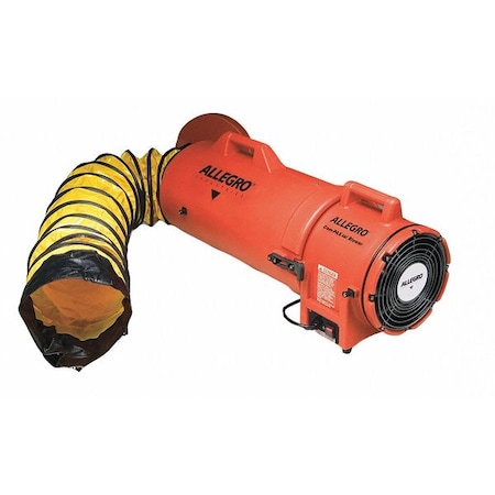 ConfinedSpaceBlower, Blk/Orng/Yell, 13.5