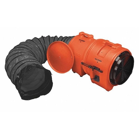 Axial Blower, Orange, Polyethylene, 3/4 hp MPN:9558-25