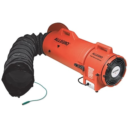 Confined Space Blower, Orange, 13 1/2