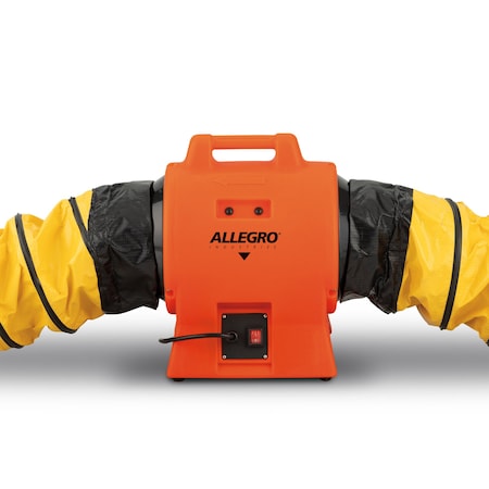 Axial AC Inline Booster Plastic Blower, MPN:9539-08I