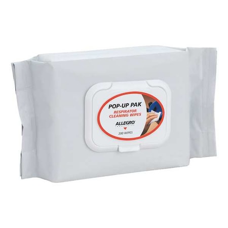 Alcohol Respirator Cleaning Wipes, PK200 MPN:1001-200PU