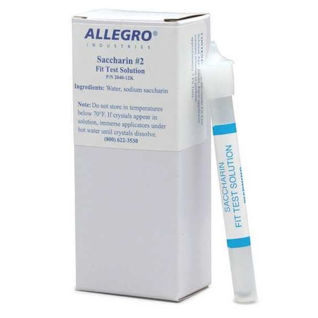 Fit Testing Solution, Saccharin, PK6 MPN:2040-12K