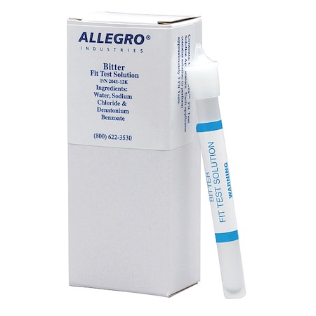 Fit Testing Solution, 2.5mL, Bitrex, PK6 MPN:2041-12K
