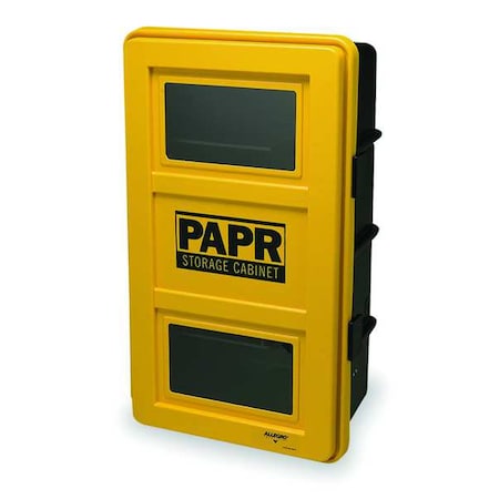 PAPR Wall Case, ABS Plastic Material, Yellow/Black MPN:4100-P