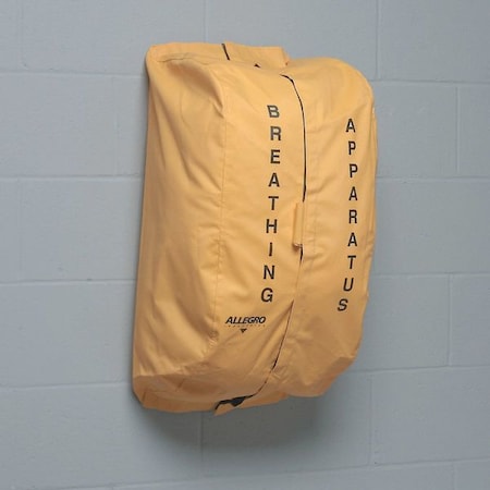 SCBA Cover and Backboard, Black/Yellow MPN:4110-18