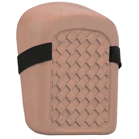 Knee Pads, Hard Shell, Natural Rubber Blend, Neoprene Pad, Neoprene, Rubber Cap, 1 Straps, Brick MPN:7101