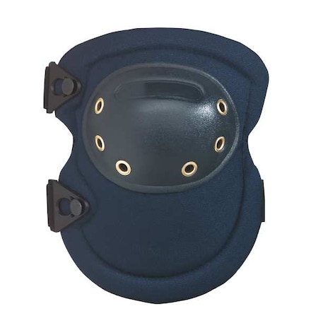 Knee Pad, Hard Shell, Foam, Fabric Pad, Fabric Cap, Quick Release Buckle Closure, 2 Straps, Blue MPN:7102-Q