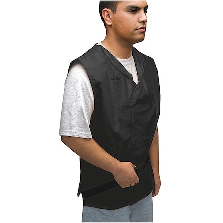 Vortex Cooling Vest, PVA, Compressed Air, Continuous Max Cooling Time, Hook-and-Loop Closure, Black MPN:8300L