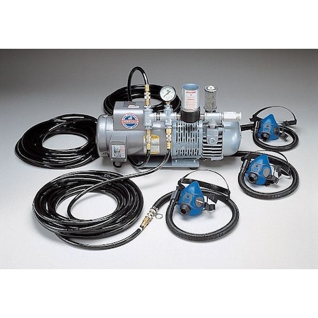 Supplied Air Pump Package, 3 Ppl, 1-1/2 HP MPN:9215-03