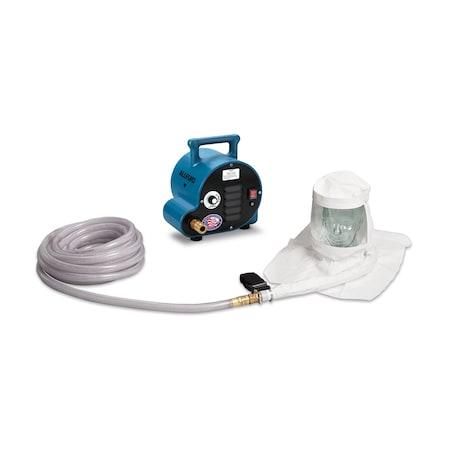 Single Bib Tyvek Hood Breathing Air Blow MPN:9221-01A