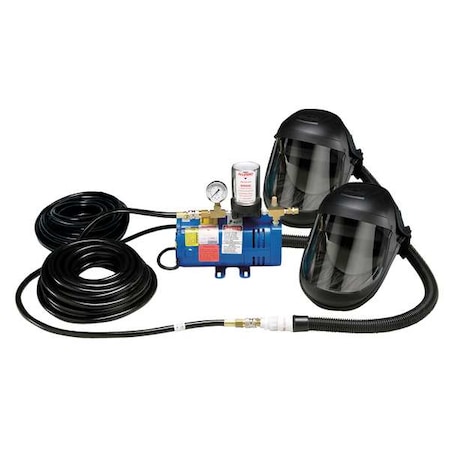 Supplied Air Pump Package, 2 Ppl, 3/4 HP MPN:9245-02