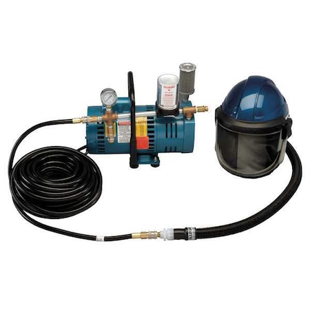 Supplied Air System, 15 psi, 1Helmet MPN:9247-01