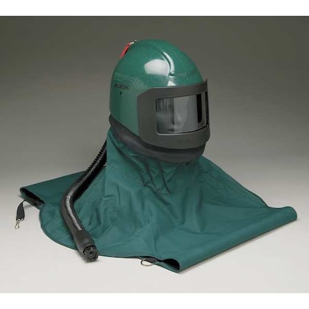 Abrasive Blasting Helmet, Green MPN:NV2000LP