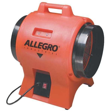 Confined Space Fan, Orange, 14