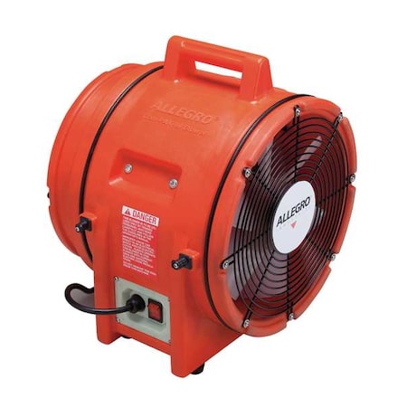 Confined Space Fan, Orange, 16