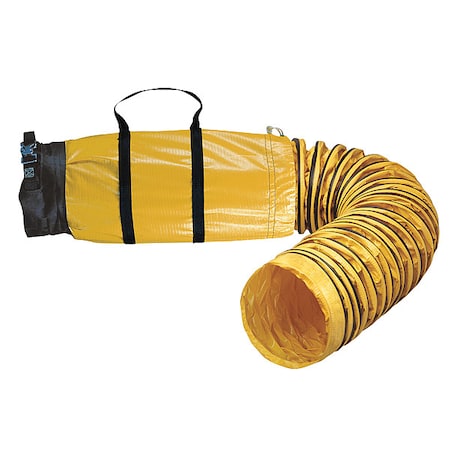Ventilation Duct, Black/Yellow, 15 ft L MPN:9550-15SB