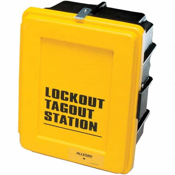 Lockout Centers & Station: Empty, 1 Max Lock, Plastic Station MPN:4400-L