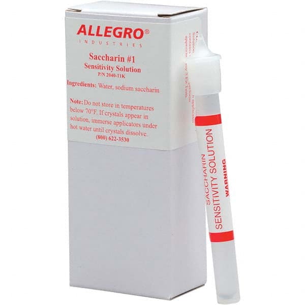 Respiratory Fit Testing Accessories; Type: Solution (Sweet) ; Solution Type: Sensitivity Solution ; Container Type: Ampule ; Standards: OSHA ; UNSPSC Code: 46182007 MPN:2040-11K - Pkg Qty 6