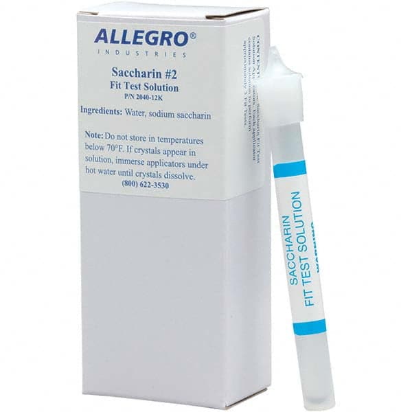Respiratory Fit Testing Accessories; Type: Solution (Sweet) ; Solution Type: Fit Test Solution ; Container Type: Ampule ; Standards: OSHA ; UNSPSC Code: 46182007 MPN:2040-12K - Pkg Qty 6
