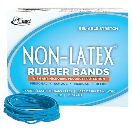 Rubberbands, Size 33, 1/4 lb., Cyan Blue MPN:42339