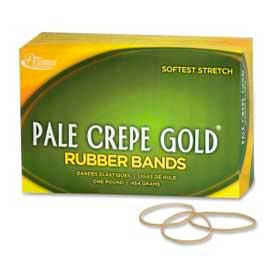 Alliance® Pale Crepe Gold® Rubber Bands Size # 16 2-1/2