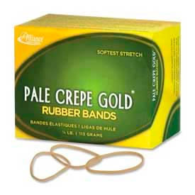 Alliance® Pale Crepe Gold® Rubber Bands Size # 16 2-1/2