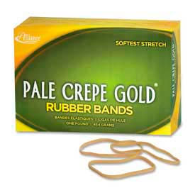 Alliance® Pale Crepe Gold® Rubber Bands Size # 33 3-1/2